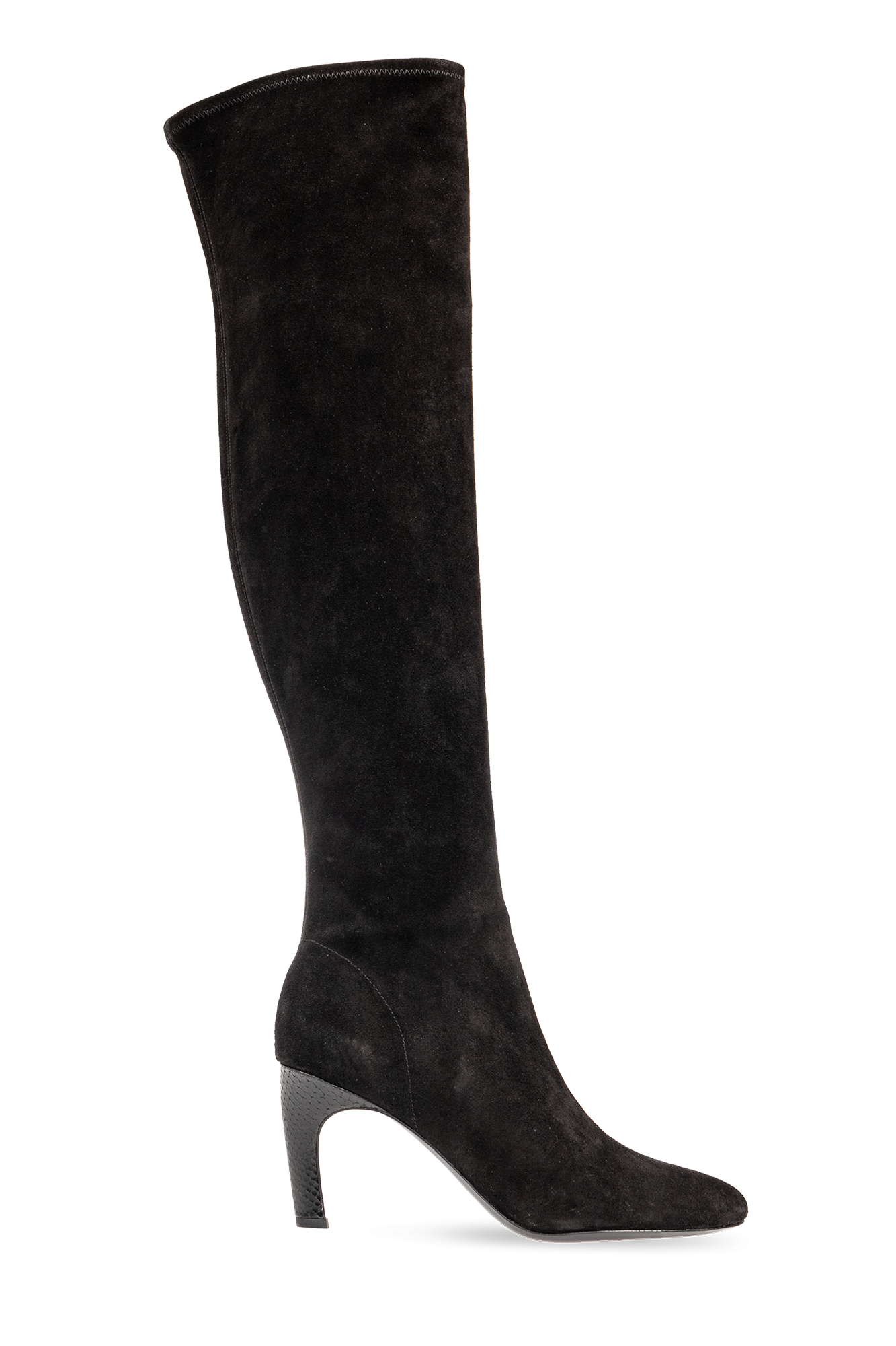 Tory Burch Blair Knee High Heeled Boots 2024 zip up black women's 9M